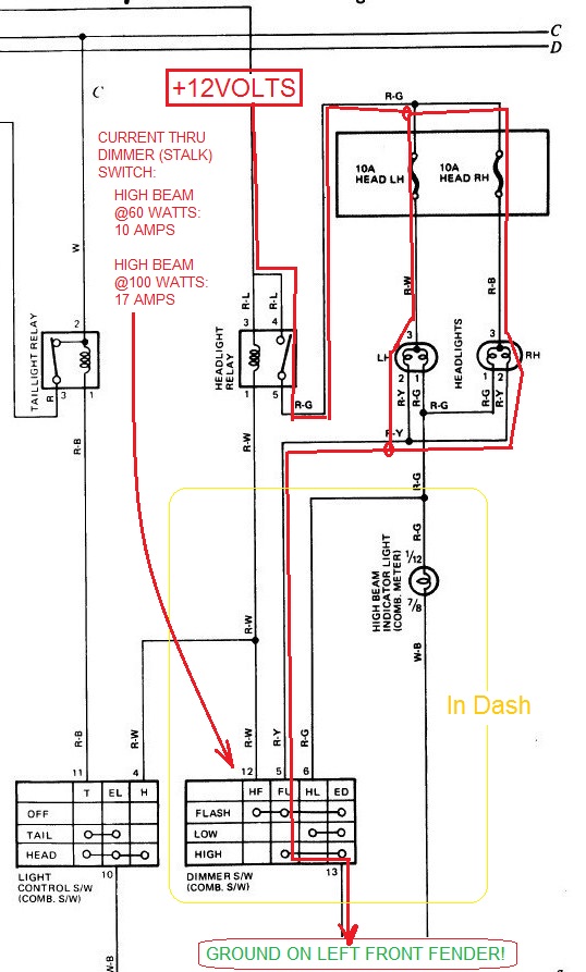 Boruit Headlamp Wiring Diagram
