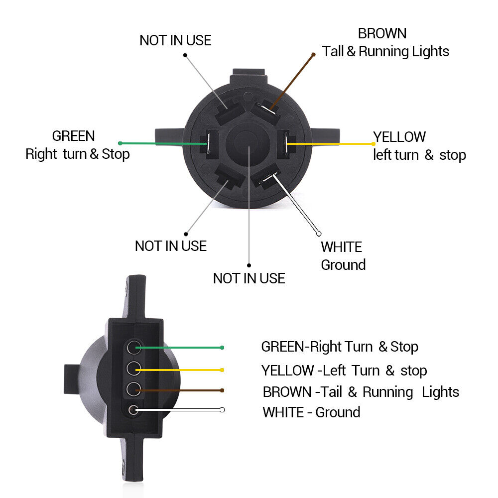 7 Way Trailer Plug To 4 Flat Wiring Diagram
