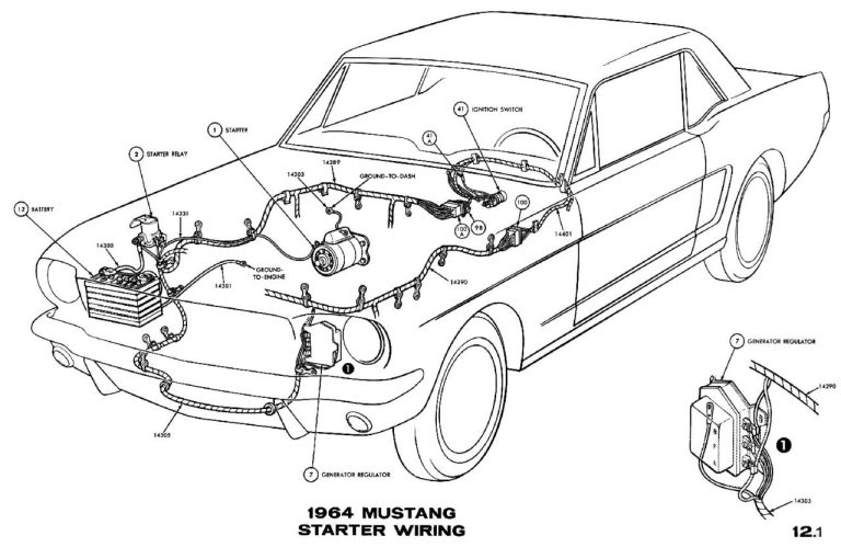 1965 Mustang Starter Solenoid Wiring Diagram