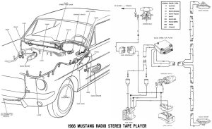Free Auto Wiring Diagram 1966 Mustang Radio Stereo Wiring Diagram