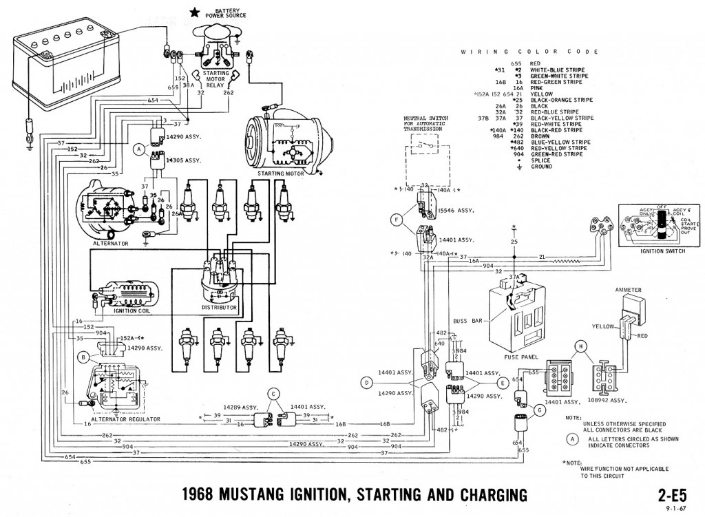 1968 Mustang Turn Signal Wiring Diagram