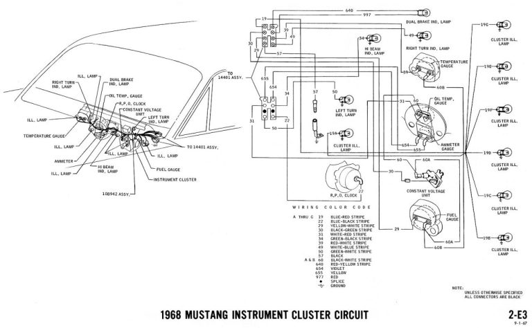 67 Mustang Under Dash Wiring Diagram