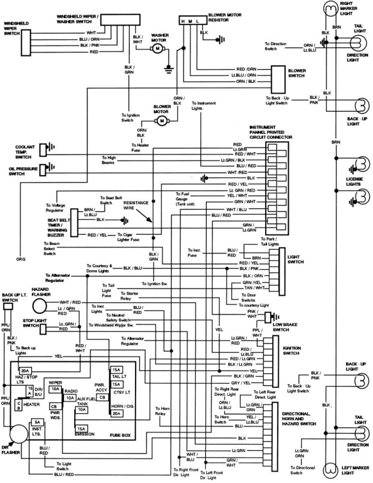 1990 Suburban Wiring Diagram