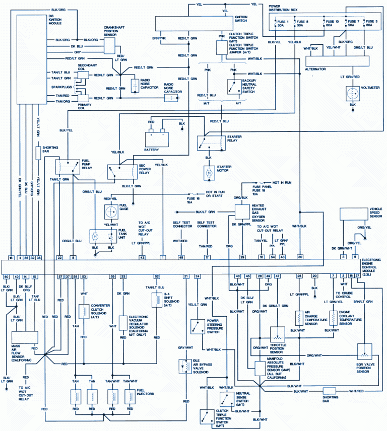 1990 Ford F250 Ignition Wiring Diagram