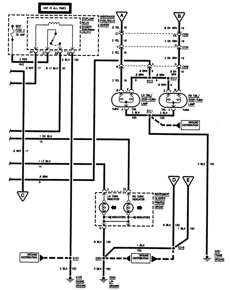 1995 Chevy 1500 Spark Plug Wiring Diagram