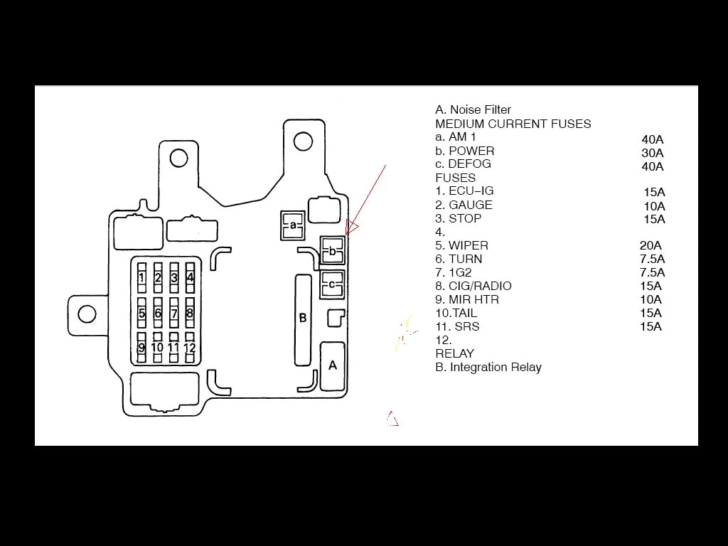 95 Honda Civic Ignition Switch Wiring Diagram