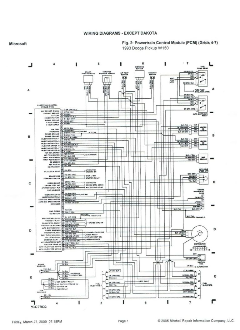 98 Dodge Ram Wiring Diagram