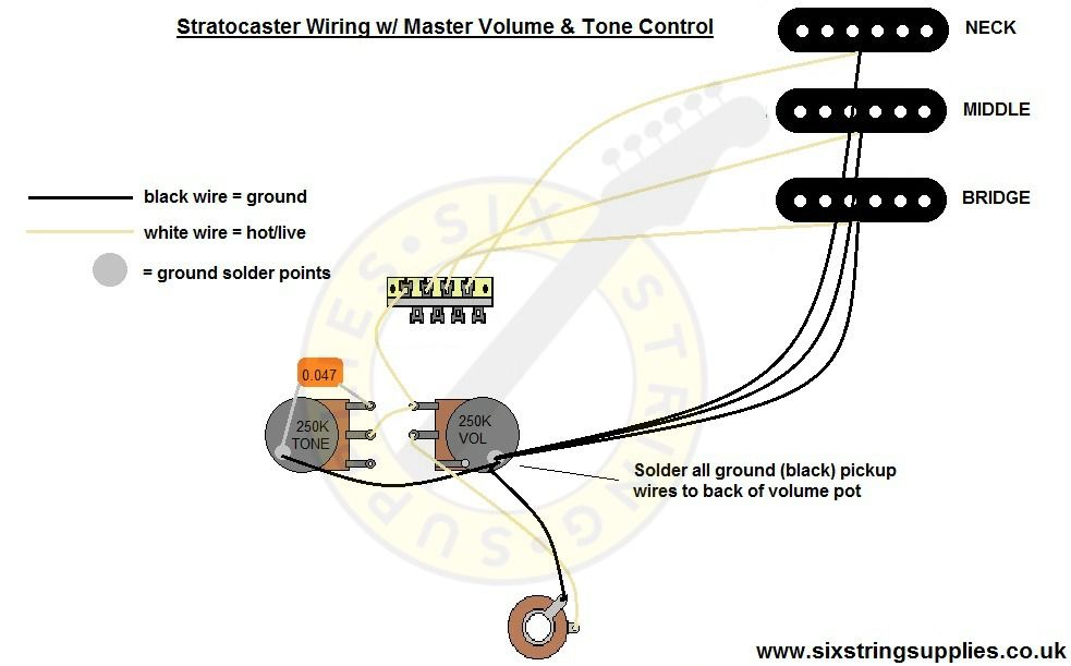 Strat Wiring Diagram Bridge Tone Control