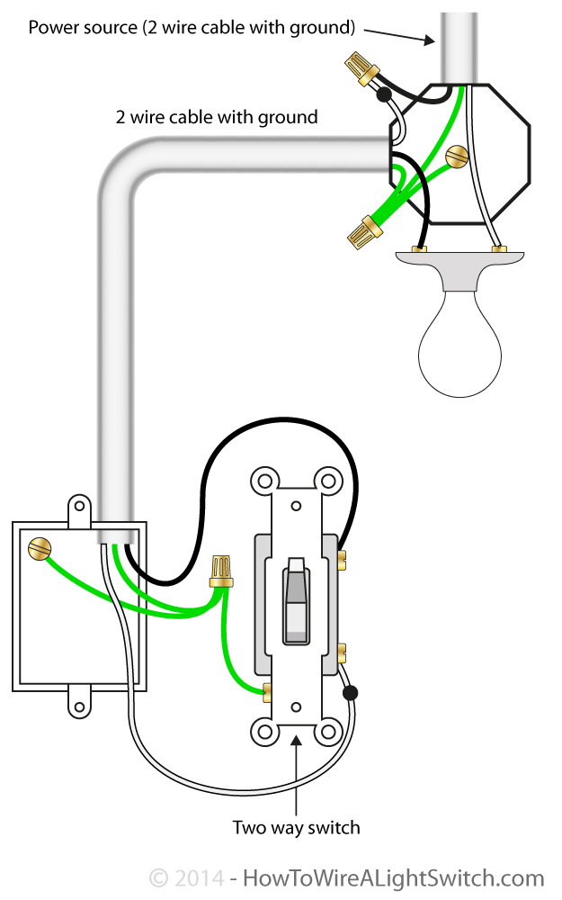 Wiring A Single Pole Light Switch For Two Lights
