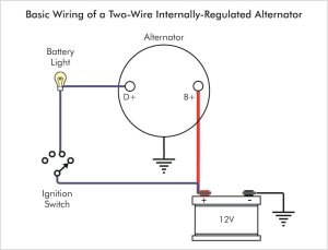 2 Wire Alternator Wiring Diagram Wiring Diagram