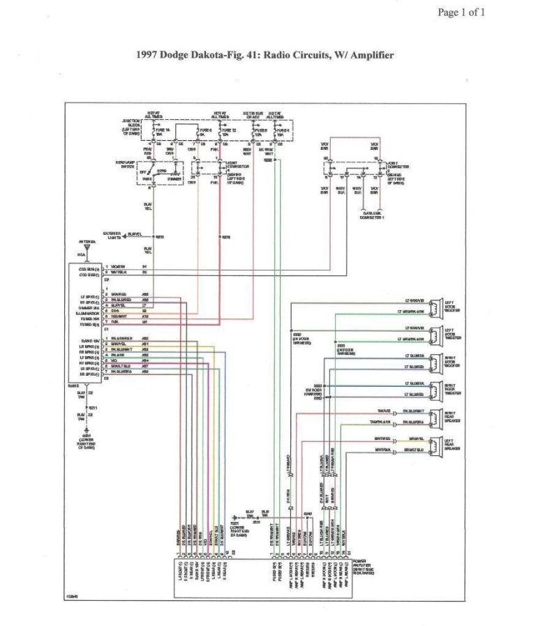 1996 Dodge Neon Radio Wiring Diagram