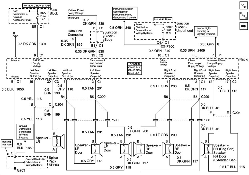 03 Chevy Silverado Stereo Wiring Diagram