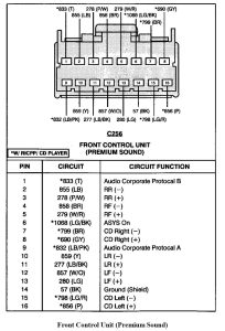 2007 FORD STEREO WIRING DIAGRAM Auto Electrical Wiring Diagram