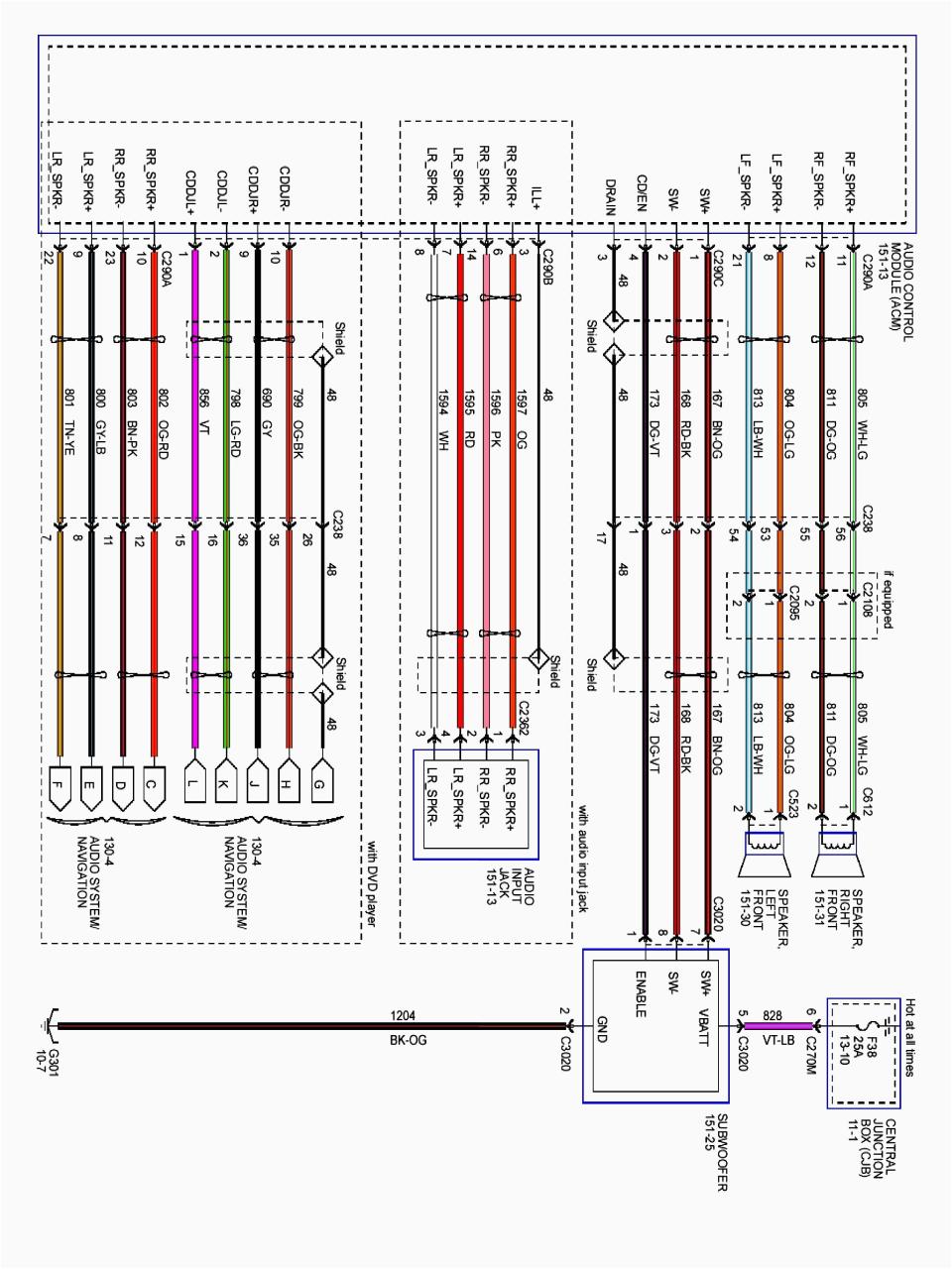 2003 Ford Excursion Radio Wiring Diagram