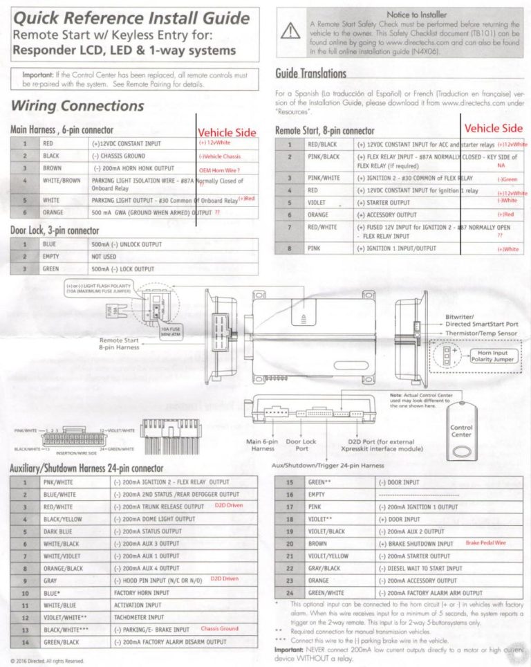 Viper 4806V Wiring Diagram