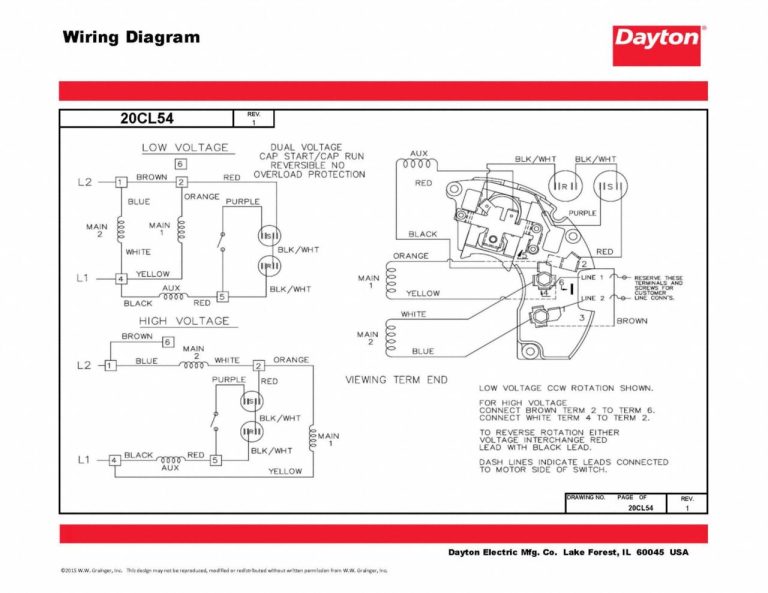 Dayton 6A859 Wiring Diagram
