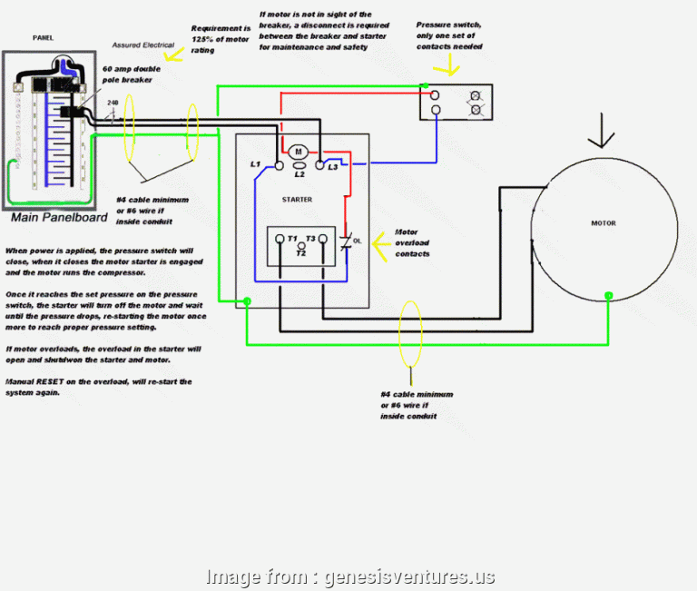 220V Compressor Wiring Diagram