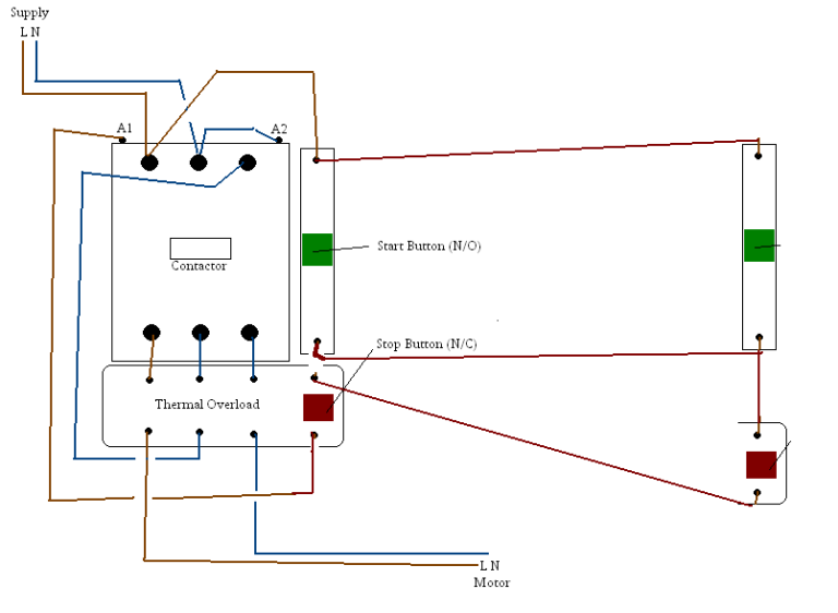240V Relay Wiring Diagram