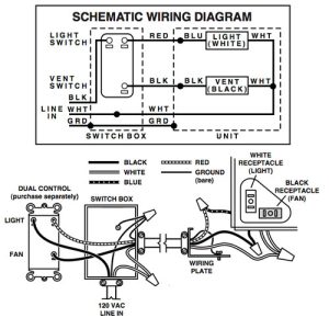 Broan Bathroom Fan Wiring Diagram Wiring Diagram