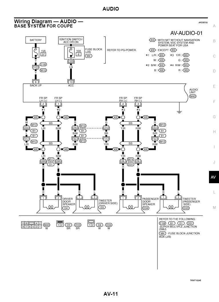 350Z Bose Stereo Wiring Diagram