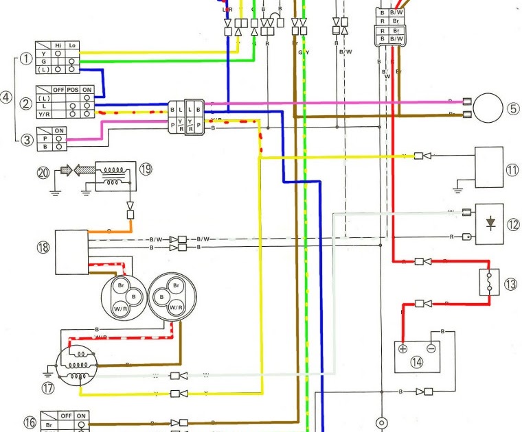 1983 kawasaki klt 200 wiring diagram