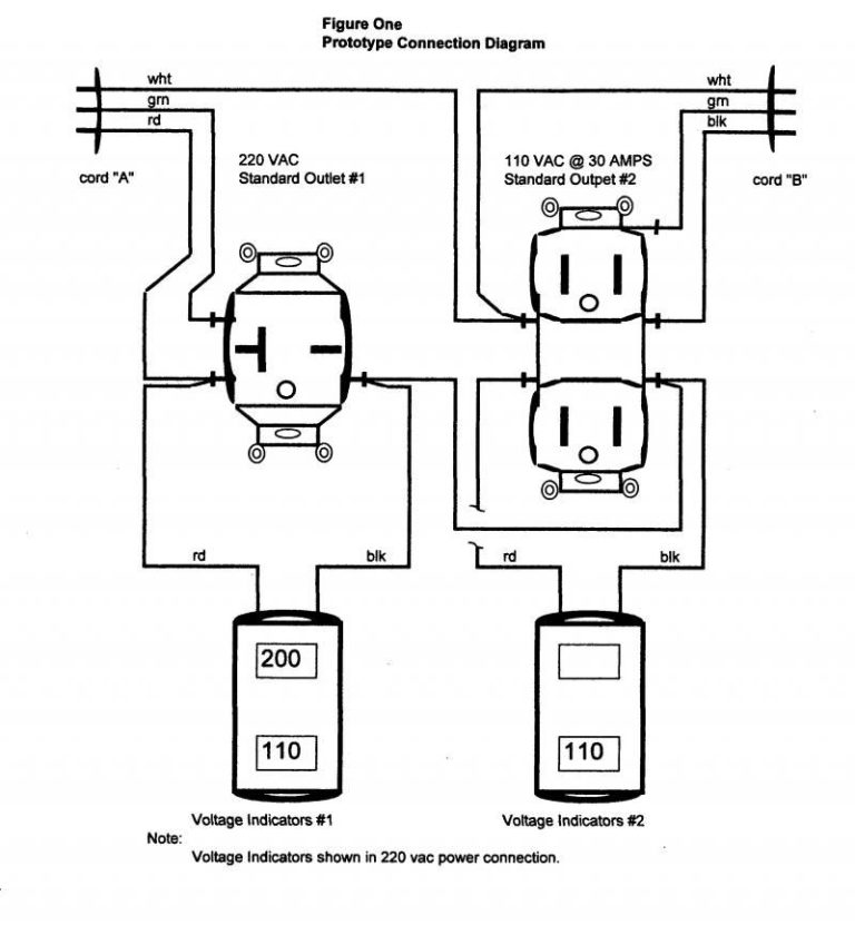 110V Male Plug Wiring Diagram