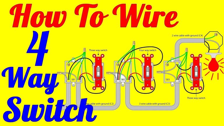 Four Way Switch Wiring Diagram Multiple Lights