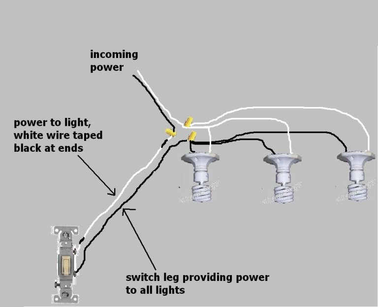 Wiring Two Lights To One Switch