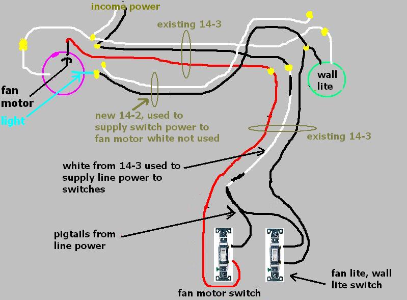 1 Light 2 Switches Wiring Diagram