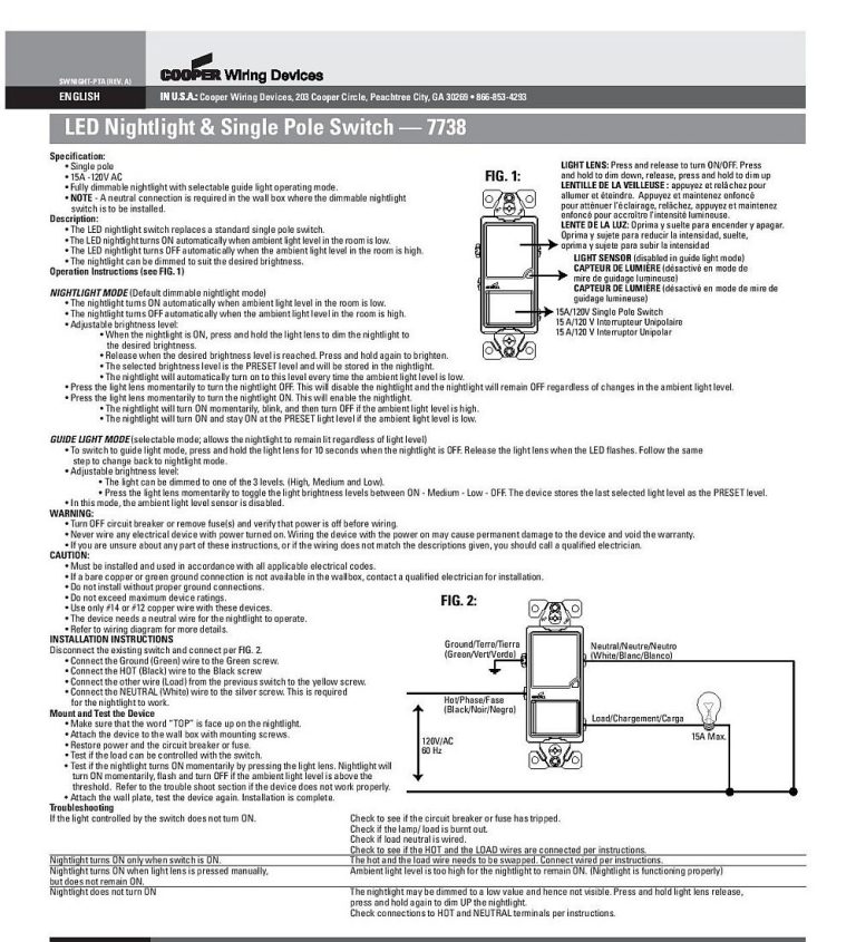 Eaton 7501W Wiring Diagram