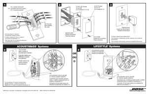 Bose Cinemate Series 2 Subwoofer Speaker Wiring Diagram Collection