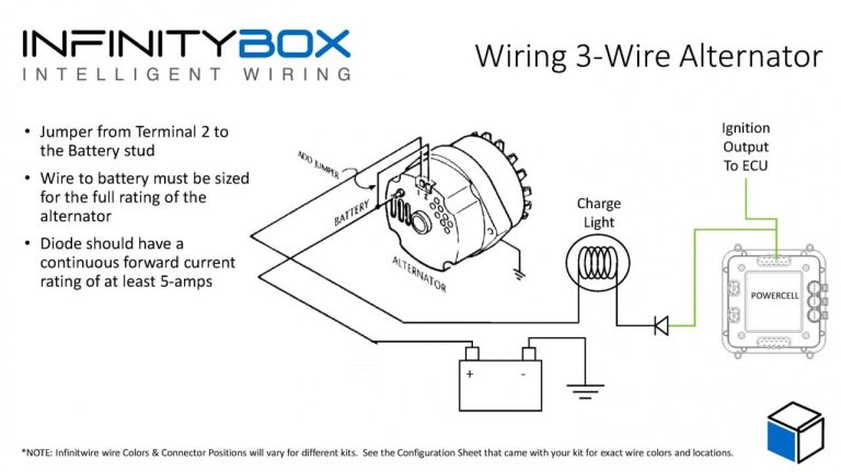4 Wire Alternator Wiring Diagram Ford