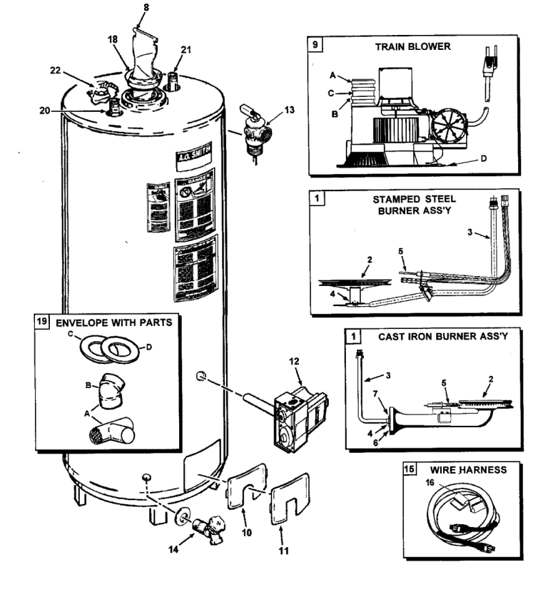 A.o. Smith Electric Water Heater Wiring Diagram