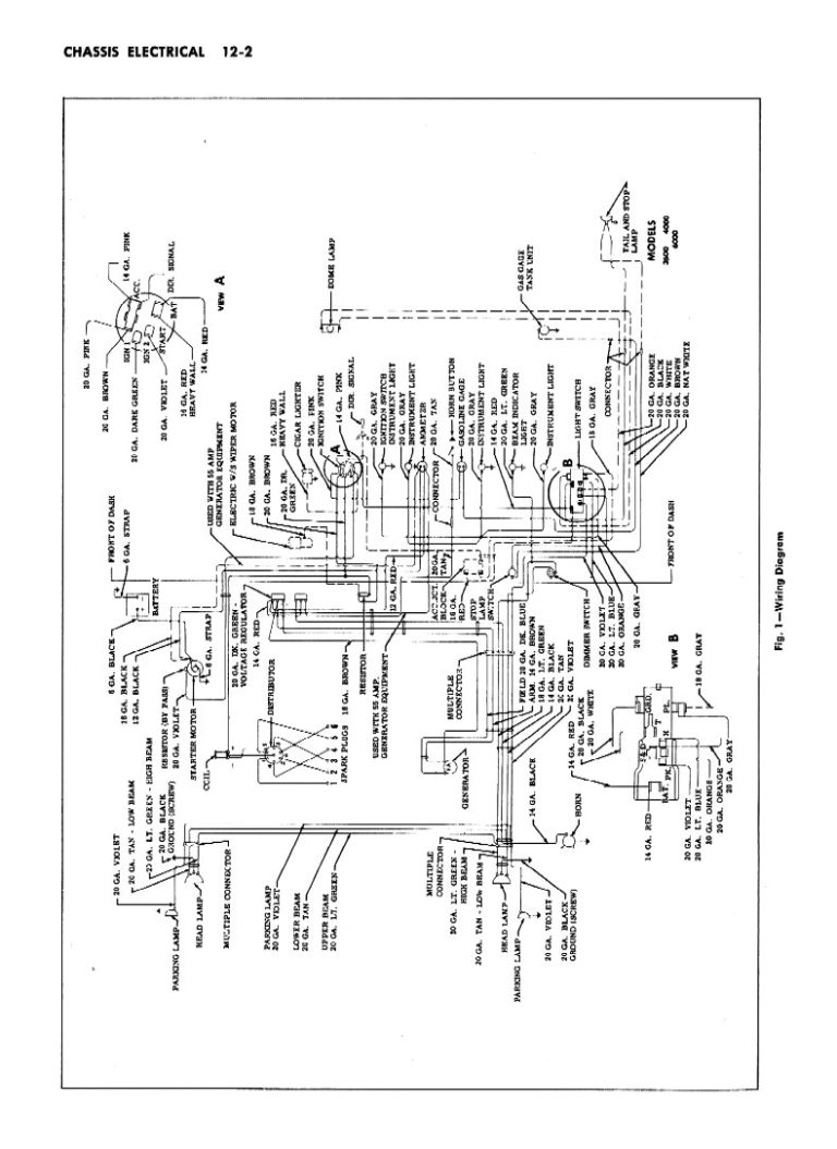 1956 Chevrolet Wiring Diagram
