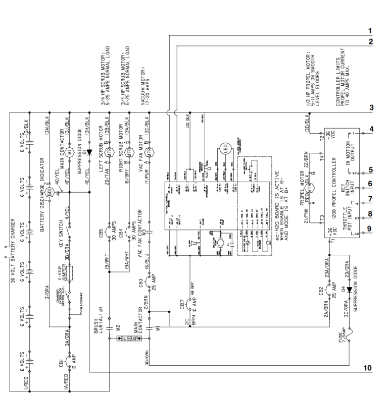 Tennant 5700 Wiring Diagram