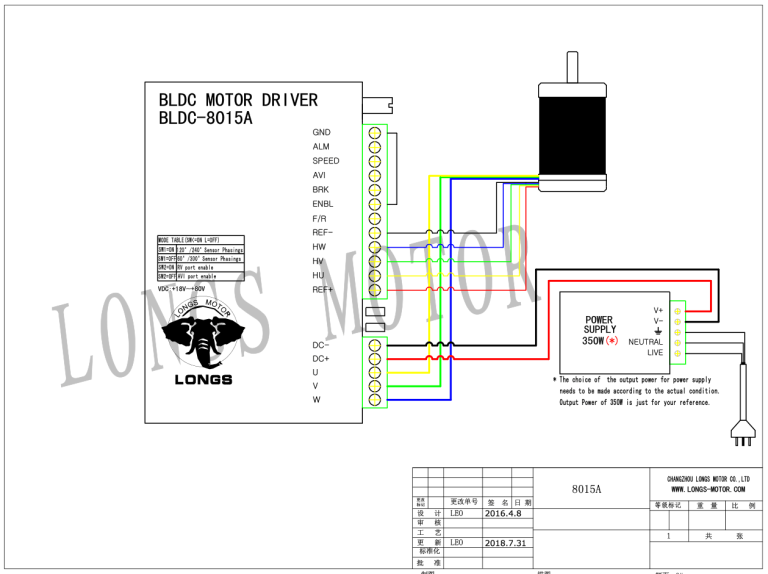 Dc Brushless Motor Wiring Diagram