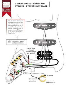 [DIAGRAM] Guitar Wiring Diagrams 2 Pickups 1 Volume 1 Tone FULL Version