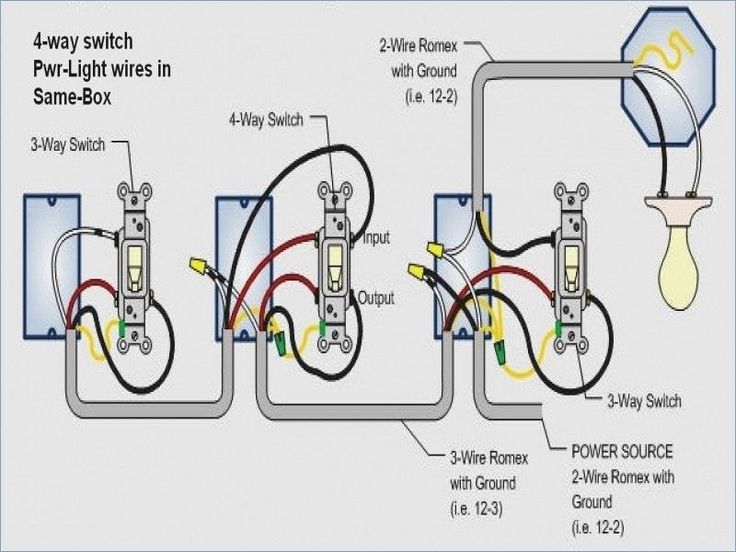 4 Lights 1 Switch Diagram