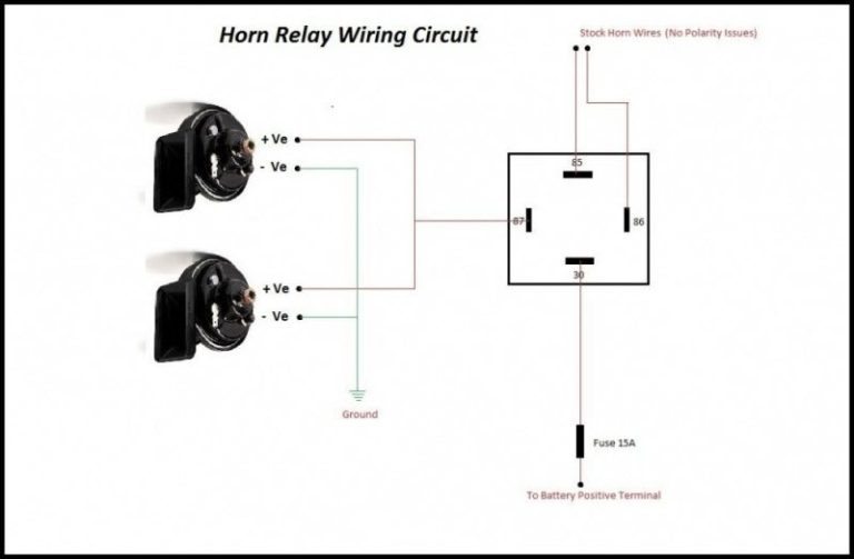 12V Horn Wiring Diagram