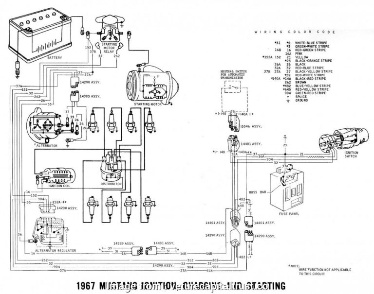 1965 Mustang Headlight Switch Wiring Diagram