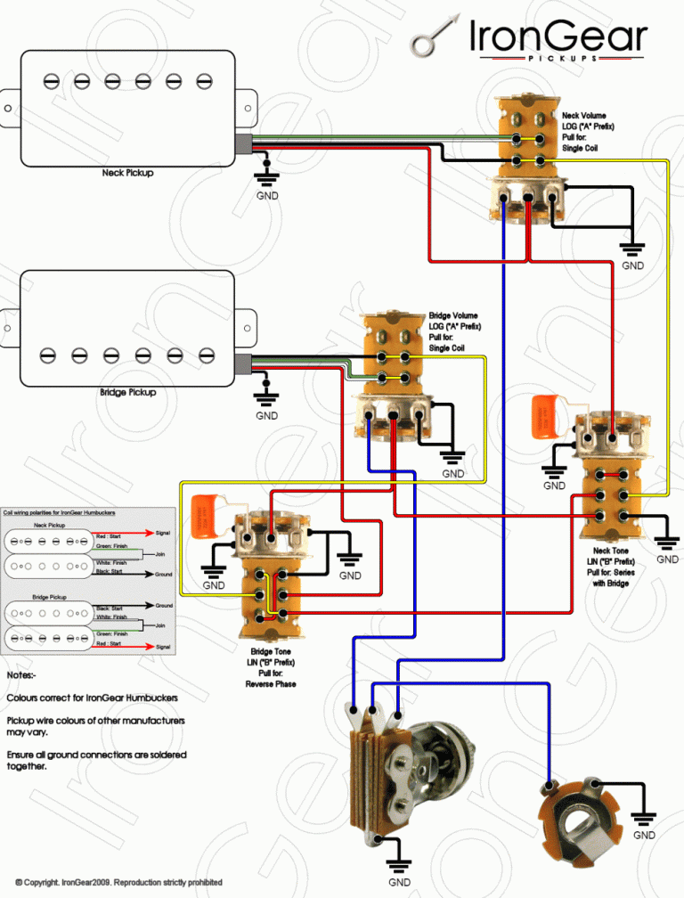 Gibson 498T Wiring Diagram