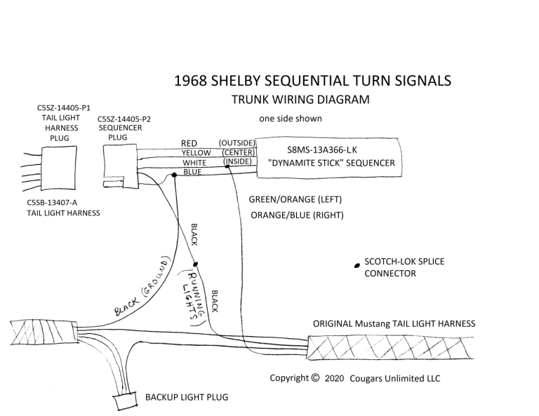68 Cougar Turn Signal Wiring Diagram