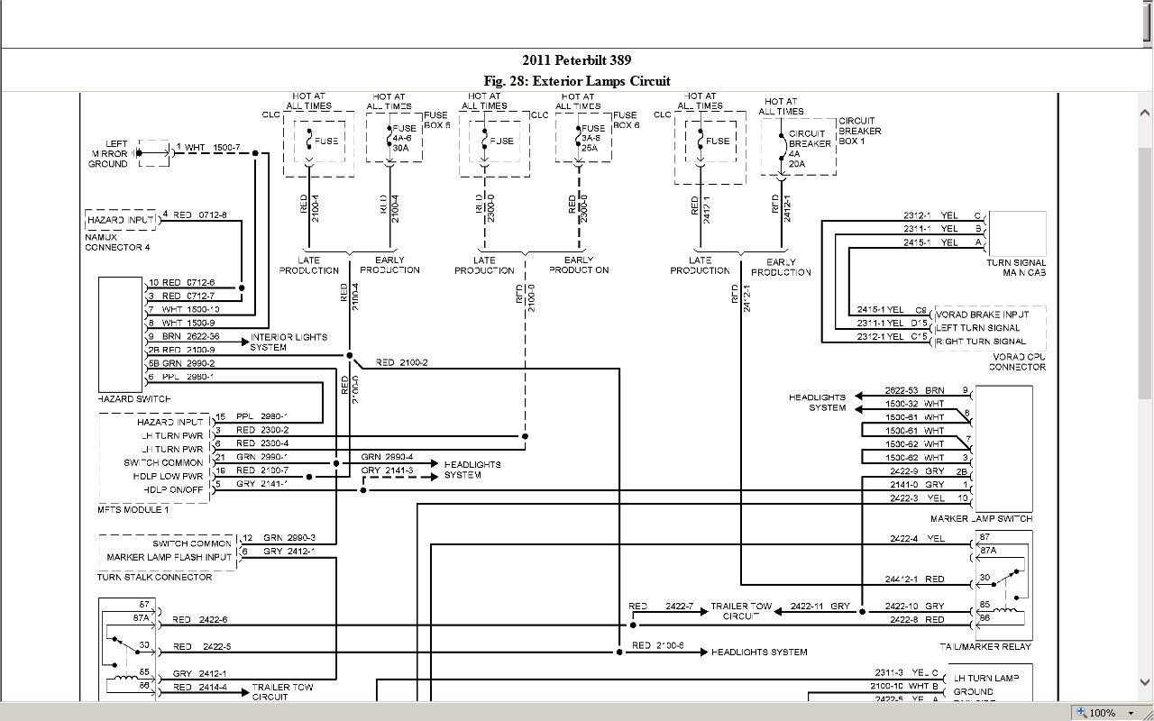 peterbilt 379 engine fan diagram