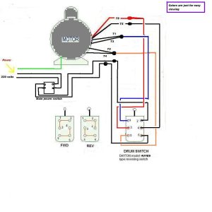 Motor Wiring Diagram Single Phase Database Wiring Diagram Sample