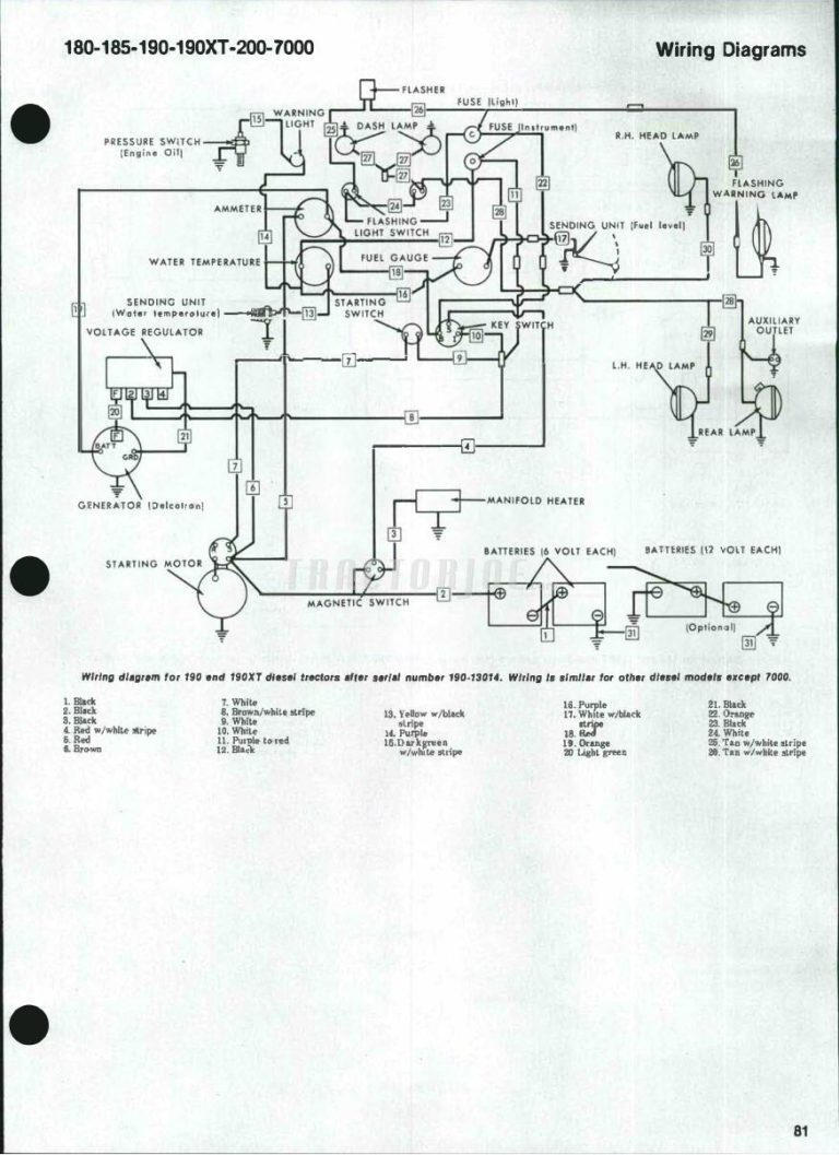 Allis Chalmers Ca 12 Volt Wiring Diagram
