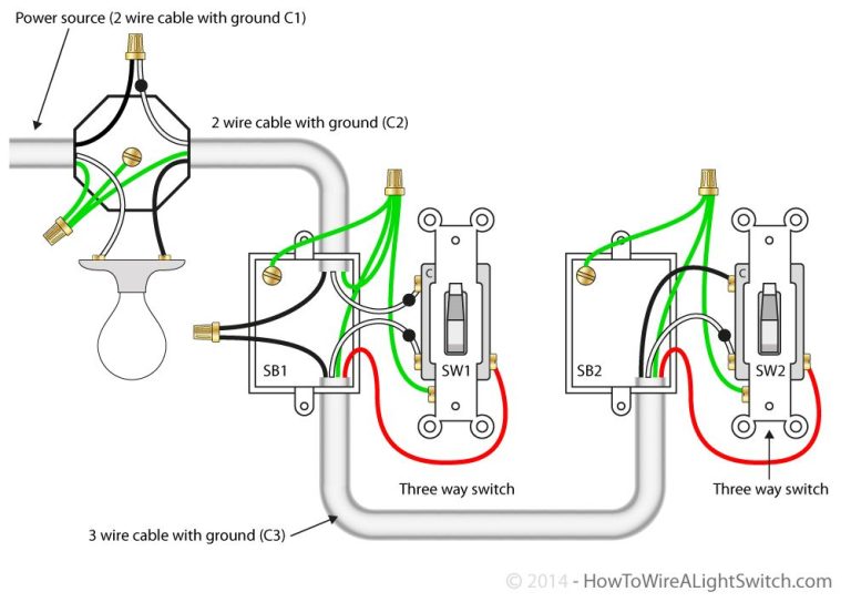 3 Way Switch Wiring Diagram 2 Switches