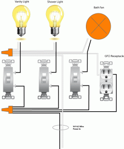 3 In 1 Bathroom Heat Fan Light Wiring Diagram WIRGREM