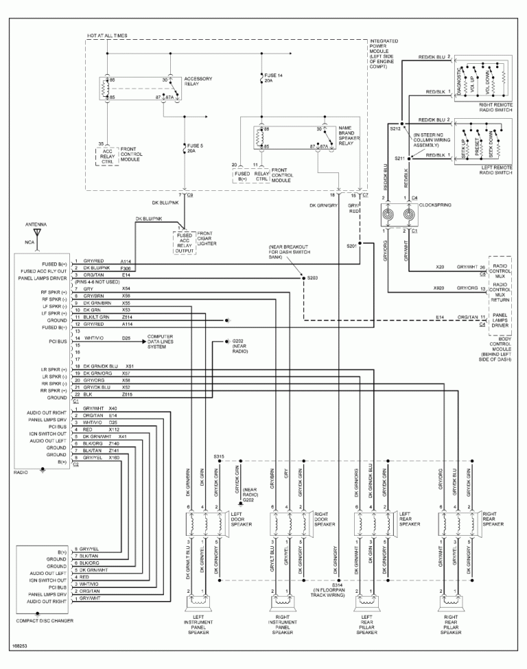 2005 Dodge Ram 1500 Infinity Sound System Wiring Diagram