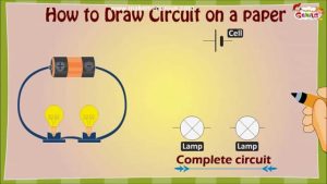 How to draw an Electric Circuit diagram for Kids Electrical circuit