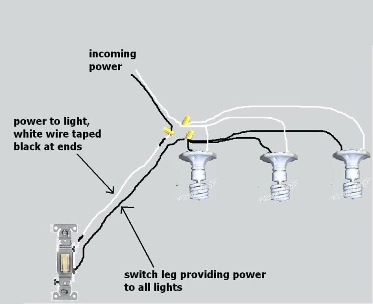 Three Switches One Light Wiring Diagram